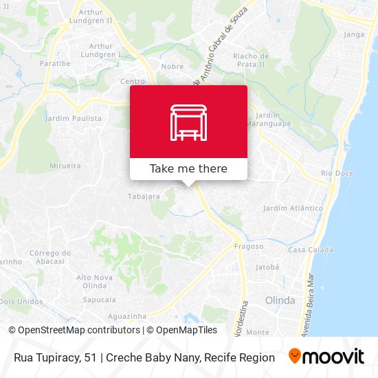 Rua Tupiracy, 51 | Creche Baby Nany map