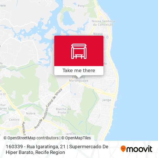 160339 - Rua Igaratinga, 21 | Supermercado De Hiper Barato map