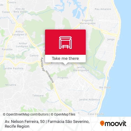 Av. Nelson Ferreira, 50 | Farmácia São Severino map