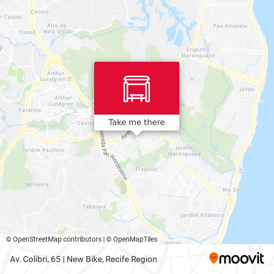 Av. Colibri, 65 | New Bike map