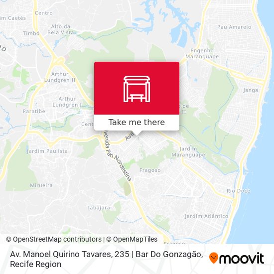 Av. Manoel Quirino Tavares, 235 | Bar Do Gonzagão map