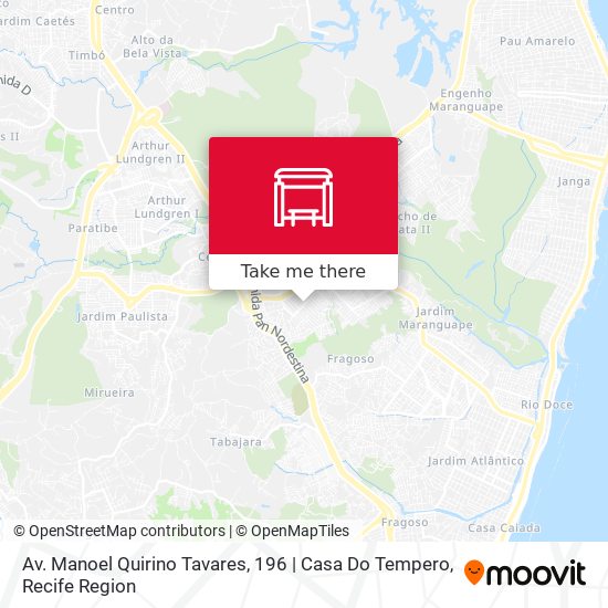 Av. Manoel Quirino Tavares, 196 | Casa Do Tempero map