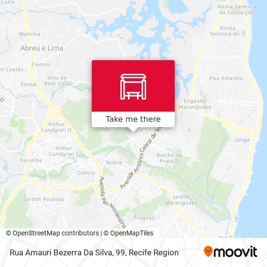 Rua Amauri Bezerra Da Silva, 99 map
