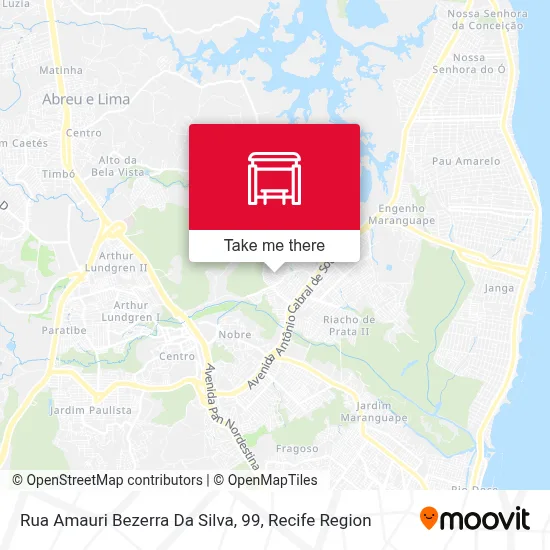 Rua Amauri Bezerra Da Silva, 99 map