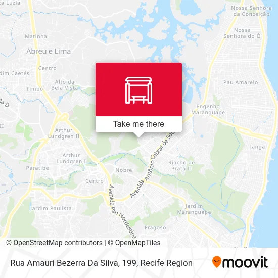 Rua Amauri Bezerra Da Silva, 199 map