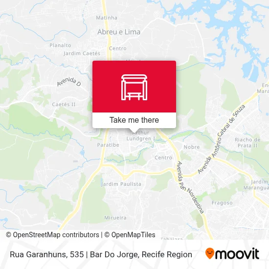 Rua Garanhuns, 535 | Bar Do Jorge map