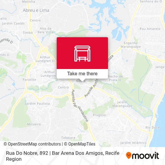 Rua Do Nobre, 892 | Bar Arena Dos Amigos map