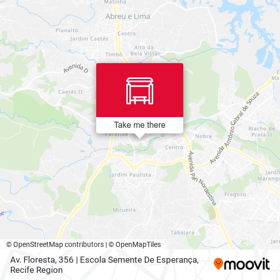 Av. Floresta, 356 | Escola Semente De Esperança map