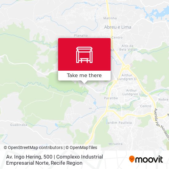 Av. Ingo Hering, 500 | Complexo Industrial  Empresarial Norte map