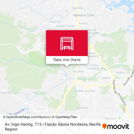 Av. Ingo Hering, 715 |  Fiação Alpina Nordeste map