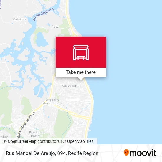 Rua Manoel De Araújo, 894 map