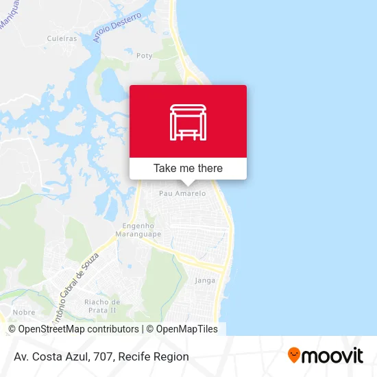 Av. Costa Azul, 707 map
