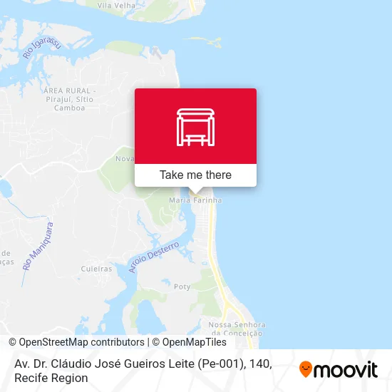 Av. Dr. Cláudio José Gueiros Leite (Pe-001), 140 map