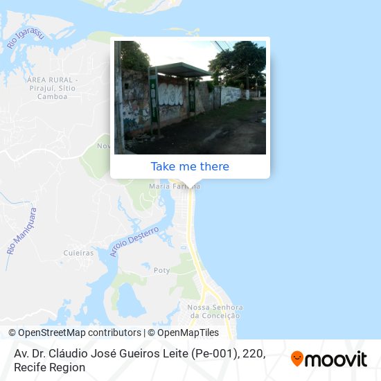 Av. Dr. Cláudio José Gueiros Leite (Pe-001), 220 map