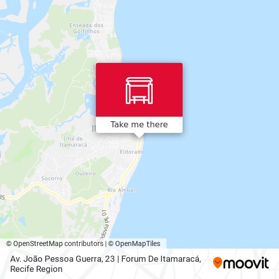Av. João Pessoa Guerra, 23 | Forum De Itamaracá map