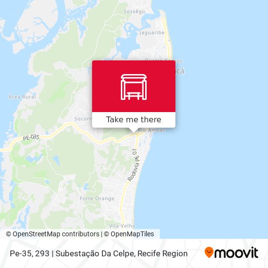 Pe-35, 293 |  Subestação Da Celpe map