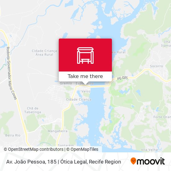 Av. João Pessoa, 185 | Ótica Legal map