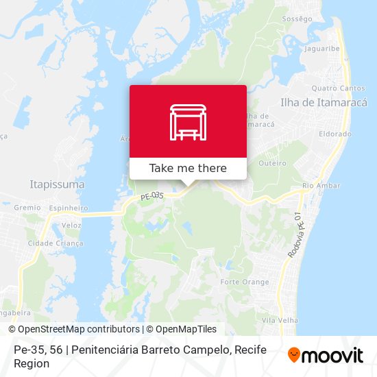 Pe-35, 56 | Penitenciária Barreto Campelo map