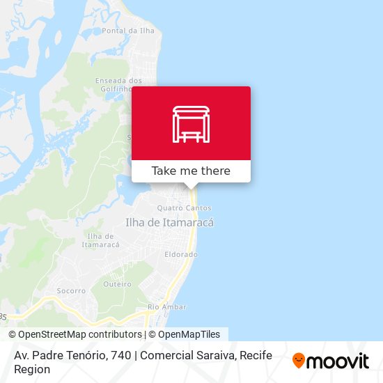 Av. Padre Tenório, 740 | Comercial Saraiva map