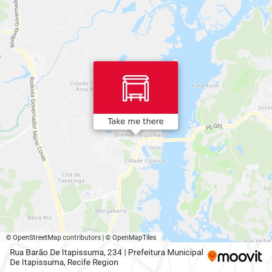 Rua Barão De Itapissuma, 234 | Prefeitura Municipal De Itapissuma map