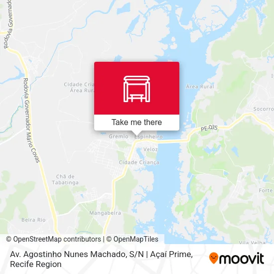 Av. Agostinho Nunes Machado, S / N | Açaí Prime map