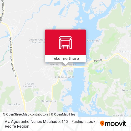 Av. Agostinho Nunes Machado, 113 | Fashion Look map