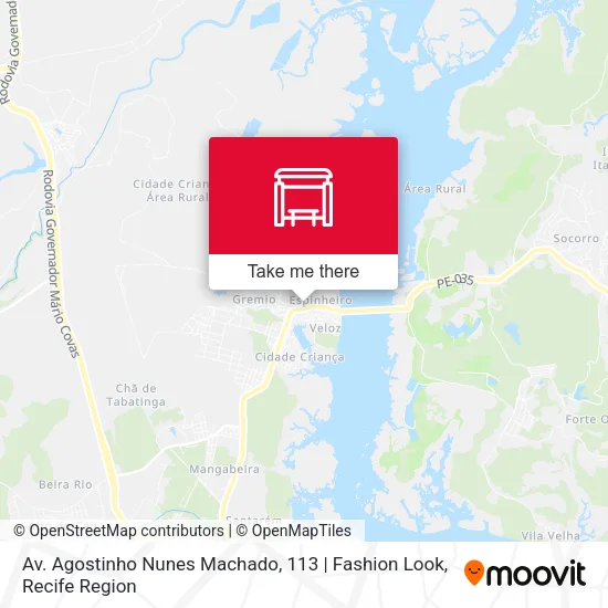 Av. Agostinho Nunes Machado, 113 | Fashion Look map