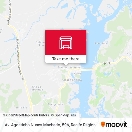 Av. Agostinho Nunes Machado, 596 map