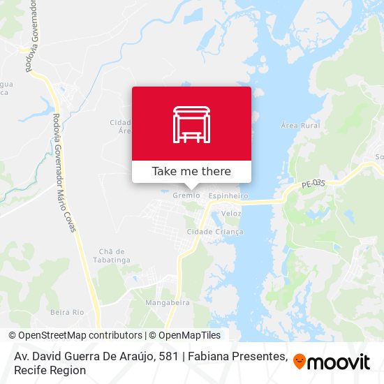 Av. David Guerra De Araújo, 581 | Fabiana Presentes map
