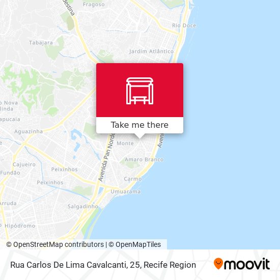 Rua Carlos De Lima Cavalcanti, 25 map