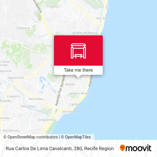 Rua Carlos De Lima Cavalcanti, 280 map