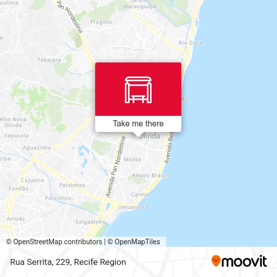 Rua Serrita, 229 map