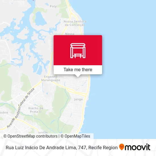 Rua Luiz Inácio De Andrade Lima, 747 map