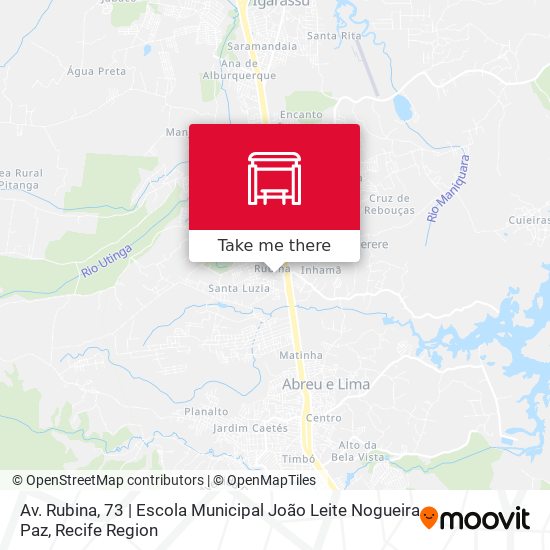 Av. Rubina, 73 | Escola Municipal João Leite Nogueira Paz map