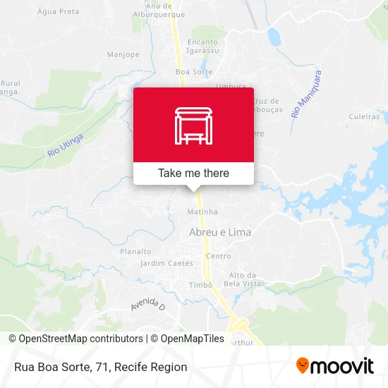 Rua Boa Sorte, 71 map