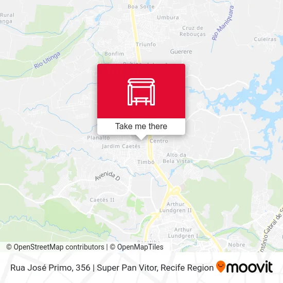 Rua José Primo, 356 | Super Pan Vitor map