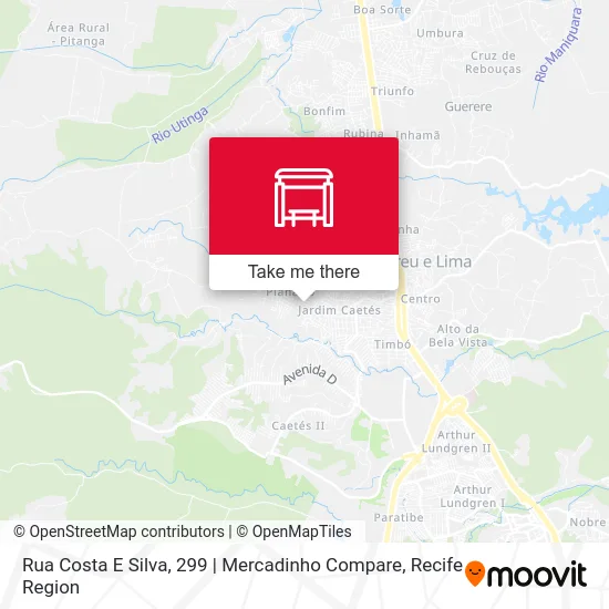 Rua Costa E Silva, 299 | Mercadinho Compare map