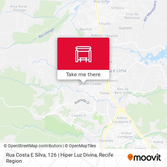 Rua Costa E Silva, 126 | Hiper Luz Divina map
