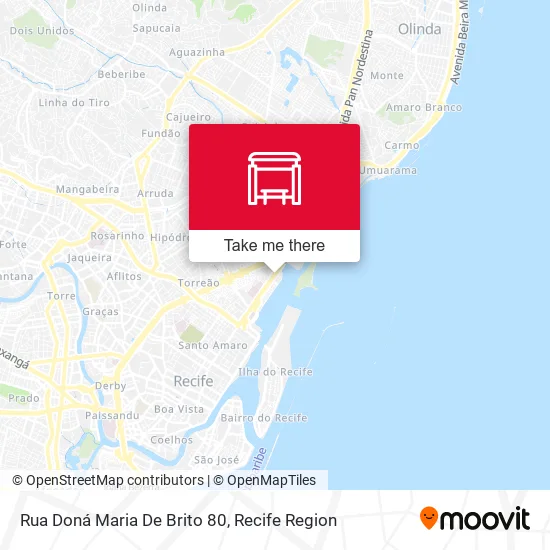 Rua Doná Maria De Brito 80 map