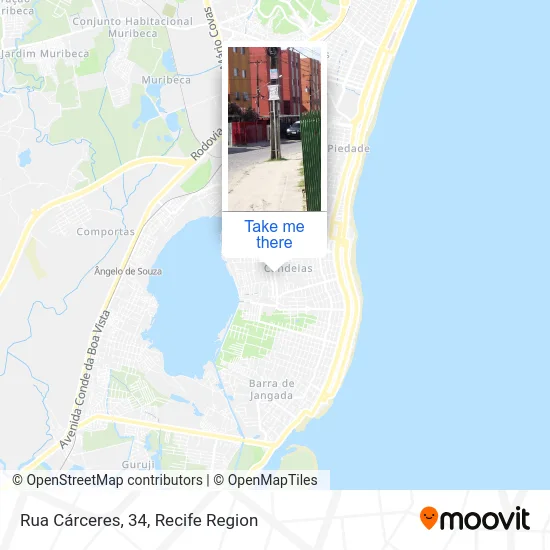 Rua Cárceres, 34 map