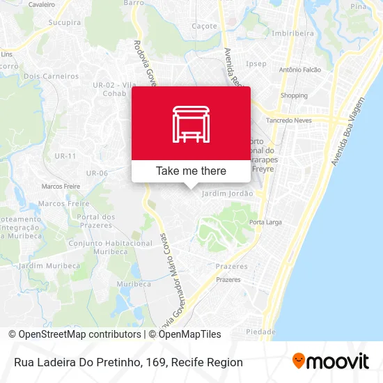 Rua Ladeira Do Pretinho, 169 map