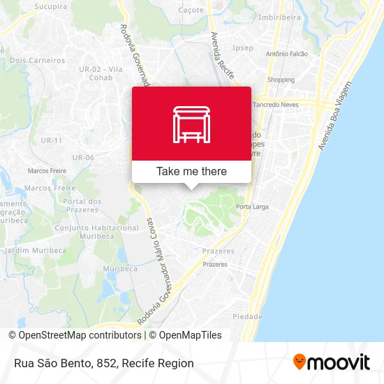 Rua São Bento, 852 map