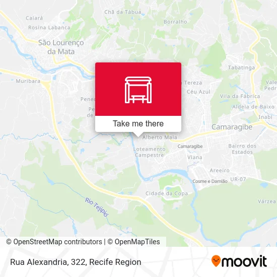 Rua Alexandria, 322 map