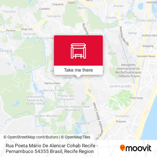 Rua Poeta Mário De Alencar Cohab Recife - Pernambuco 54355 Brasil map