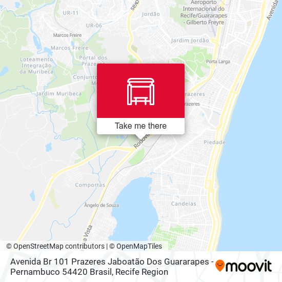 Avenida Br 101 Prazeres Jaboatão Dos Guararapes - Pernambuco 54420 Brasil map