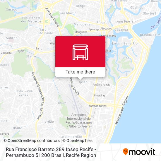 Rua Francisco Barreto 289 Ipsep Recife - Pernambuco 51200 Brasil map
