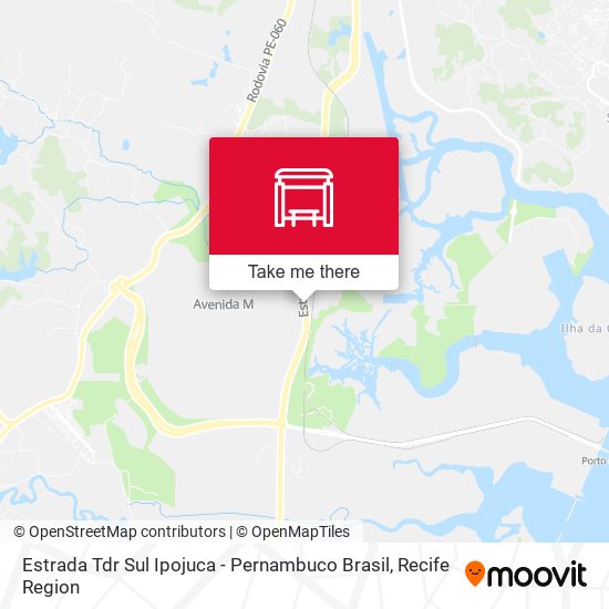 Estrada Tdr Sul Ipojuca - Pernambuco Brasil map