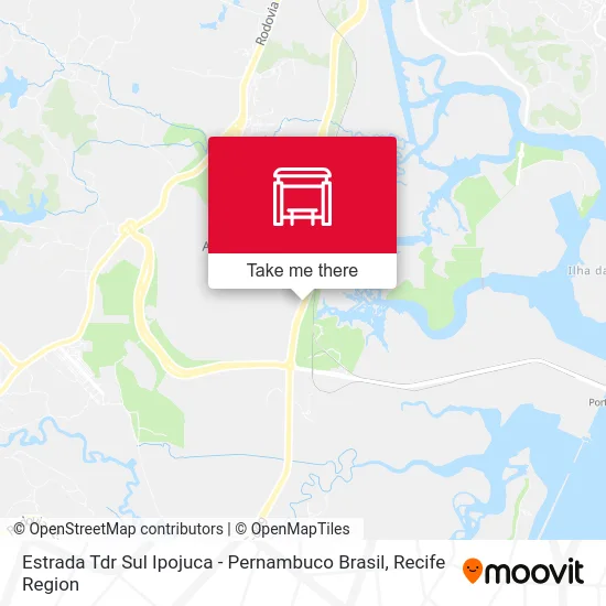 Estrada Tdr Sul Ipojuca - Pernambuco Brasil map