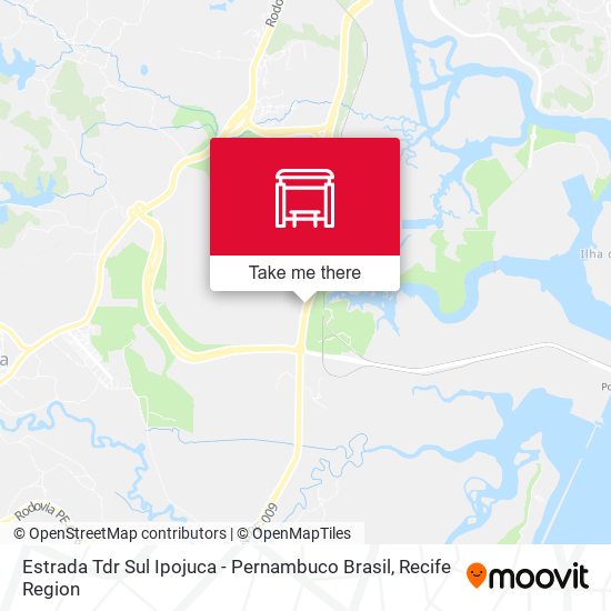 Estrada Tdr Sul Ipojuca - Pernambuco Brasil map