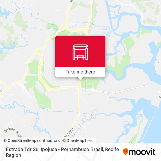 Estrada Tdr Sul Ipojuca - Pernambuco Brasil map